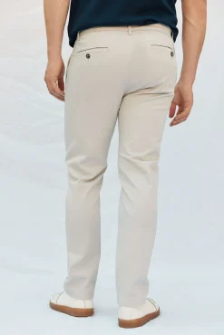 Cortefiel Calças|Chinos-Calças chino leves regular fit Cinzento
