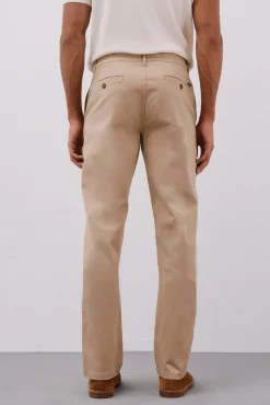 Cortefiel Calças|Chinos-Calças chino leves regular fit Tostado