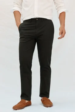 Cortefiel Calças|Chinos-Calças chino leves regular fit Verde