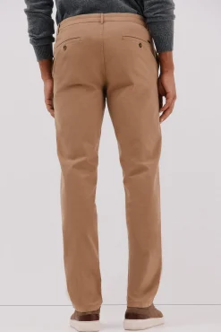 Cortefiel Calças|Chinos-Calças chino regular fit Castanho