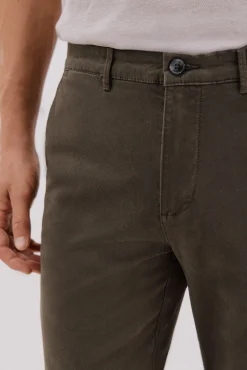 Cortefiel Calças|Chinos-Calças chino regular fit Verde