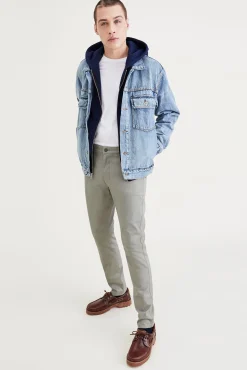 Dockers Calças|Chinos-Calças chino skinny fit Verde