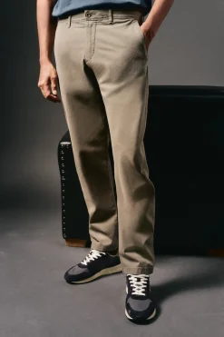 OOTO Calças|Chinos-Calças chino slim Verde