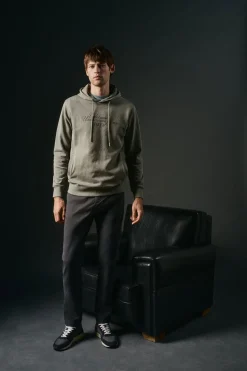 OOTO Calças|Chinos-Calças chino slim Cinzento