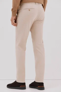 Cortefiel Calças|Chinos-Calças chino slim fit Tostado