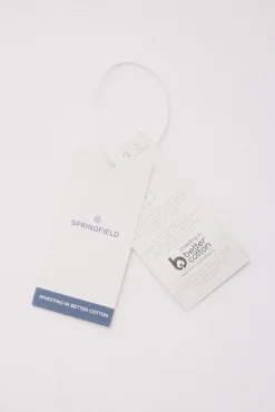 Springfield Calças|Chinos-Calças chino slim fit azul