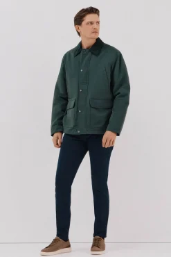 Cortefiel Calças|Chinos-Calças chino slim fit Azul