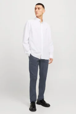 Jack & Jones Calças|Chinos-Calças chino slim fit azul