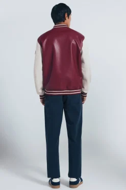 Springfield Calças|Chinos-calças chino slim fit confortáveis azul