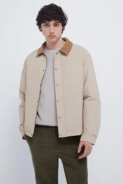 Springfield Calças|Chinos-Calças chino slim fit de veludo cotelê micro estampado