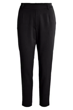 Vila Calças-Calças cintura elástica Preto
