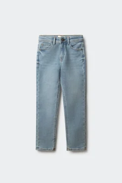 Springfield Kids Calças-Calças com cotoveleiras infantis azul