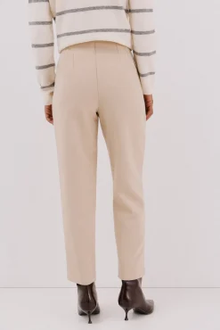 Cortefiel Calças-Calças com zíper Tostado