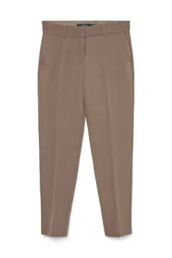 Vero Moda Calças-Calças compridas de vestir Castanho