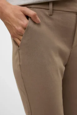 Vero Moda Calças-Calças compridas de vestir Castanho
