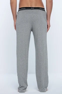 Punto Blanco Pijamas-Calças compridas masculinas cinzento