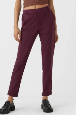 Vero Moda Calças-Calças compridas retas Roxo