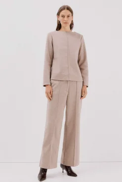 Cortefiel Calças-Calças confortáveis Tostado