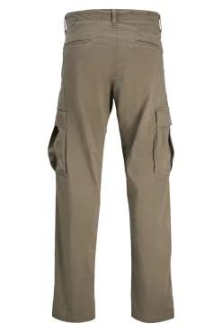 Jack & Jones Calças-Calças de ajuste relaxado cinzento