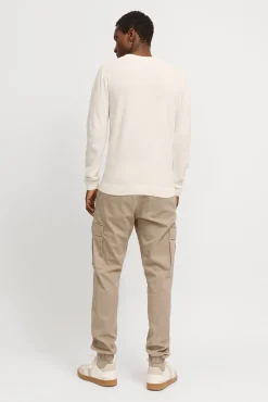 Jack & Jones Calças-Calças de ajuste relaxado cinzento