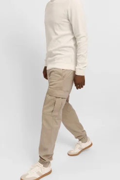 Jack & Jones Calças-Calças de ajuste relaxado cinzento