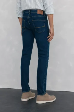 Pedro del Hierro Jeans|Calças-Calças de ganga premium flex corte slim Azul