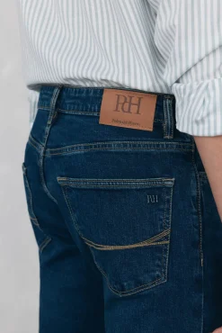 Pedro del Hierro Jeans|Calças-Calças de ganga premium flex corte slim Azul