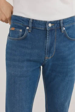 Pedro del Hierro Jeans|Calças-Calças de ganga premium flex corte slim Azul