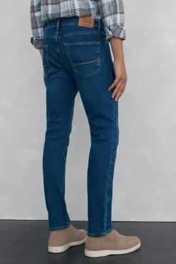 Pedro del Hierro Jeans|Calças-Calças de ganga premium flex corte slim Azul