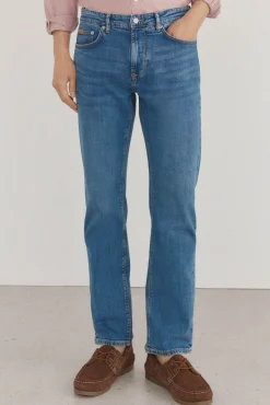 Pedro del Hierro Jeans|Calças-Calças de ganga premium flex regular fit Azul