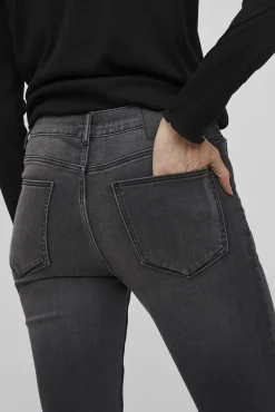 Vila Jeans|Calças-Calças de ganga corte skinny Cinzento