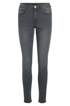 Vila Jeans|Calças-Calças de ganga corte skinny Cinzento