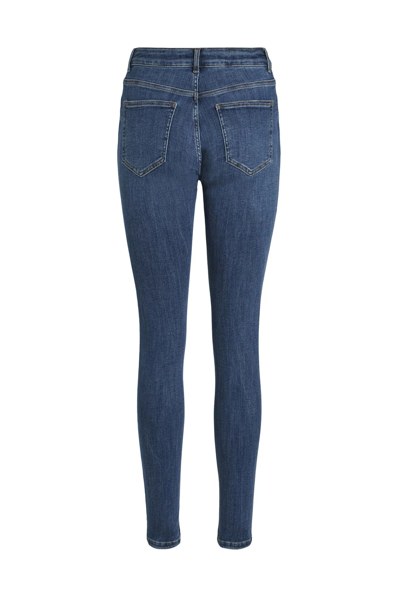 Vila Jeans|Calças-Calças de ganga corte skinny Azul