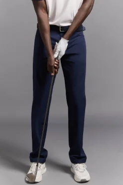 Pedro del Hierro Calças|Desporto-Calças de golfe compridas com 5 bolsos Azul