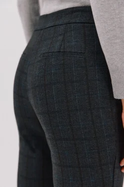 Cortefiel Calças-Calças de malha femininas Azul