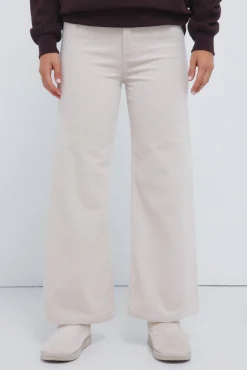 Springfield Calças-Calças de marinheiro de veludo cotelê cru