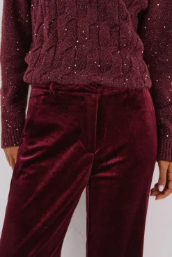 Cortefiel Calças-Calças de veludo Granada