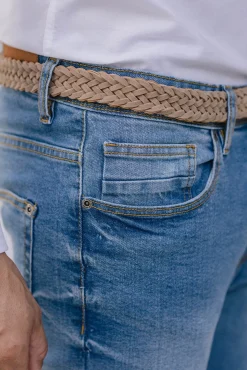 Celopman Jeans|Calças-Calças denim skinny azul