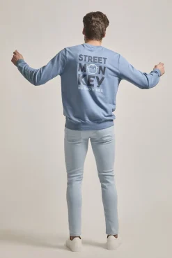 Street Monkey Jeans|Calças-Calças denim skinny fit Azul