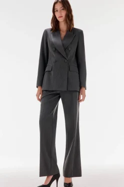 TFP by Tamara Falcó Calças-Calças fato Cizento