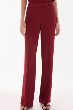 TFP by Tamara Falcó Calças-Calças flare Bordeaux