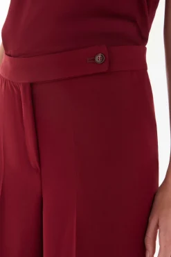 TFP by Tamara Falcó Calças-Calças flare Bordeaux