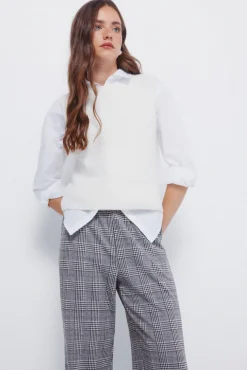 Springfield Calças-Calças jogger de perna larga cinzento