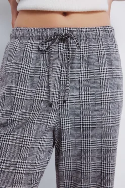 Springfield Calças-Calças jogger de perna larga cinzento