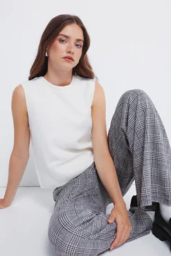 Springfield Calças-Calças jogger de perna larga cinzento