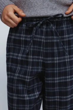 Springfield Calças-Calças jogger xadrez azul