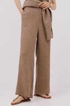 Cortefiel Calças-Calças largas Castanho