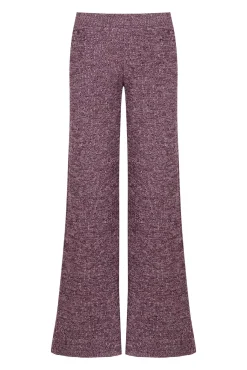 Slowlove Calças-Calças largas de malha Roxo