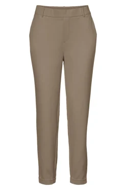 Vero Moda Calças-Calças lisas com cintura normal Castanho