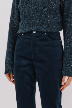 Cortefiel Jeans|Calças-Calças sensacionais de veludo Azul